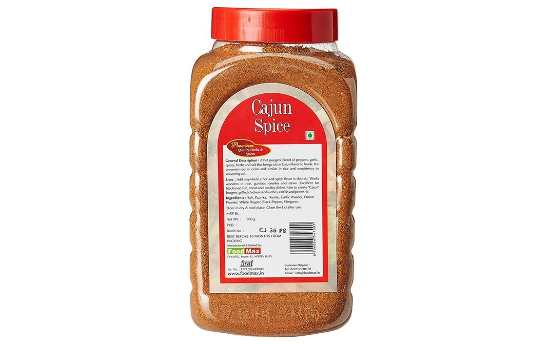 NatureSmith Cajun Spice    Plastic Jar  500 grams